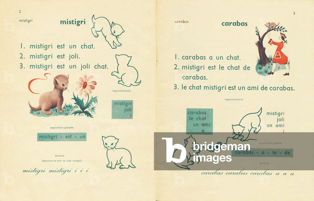 Immagine di Stampa "Sappiamo leggere. Metodo di lettura" 1954 di L. Bailly