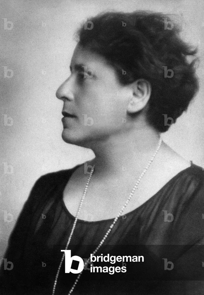Image de Photographie représentant Vilma Kovacs (1883-1940) psychanalyste hongroise 1923, b/w