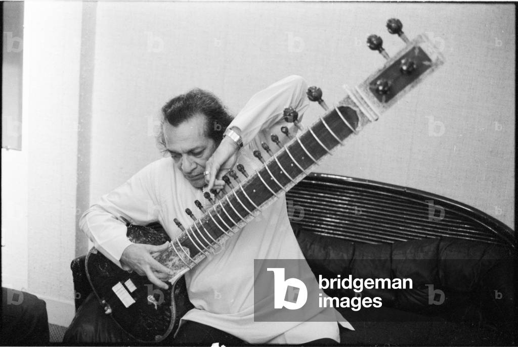 ravi shankarin la sua cameretta con zubin mehta