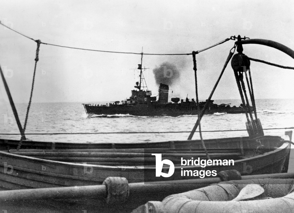 Bild von Fotografie "Deutsches Minenräumboot" 1945