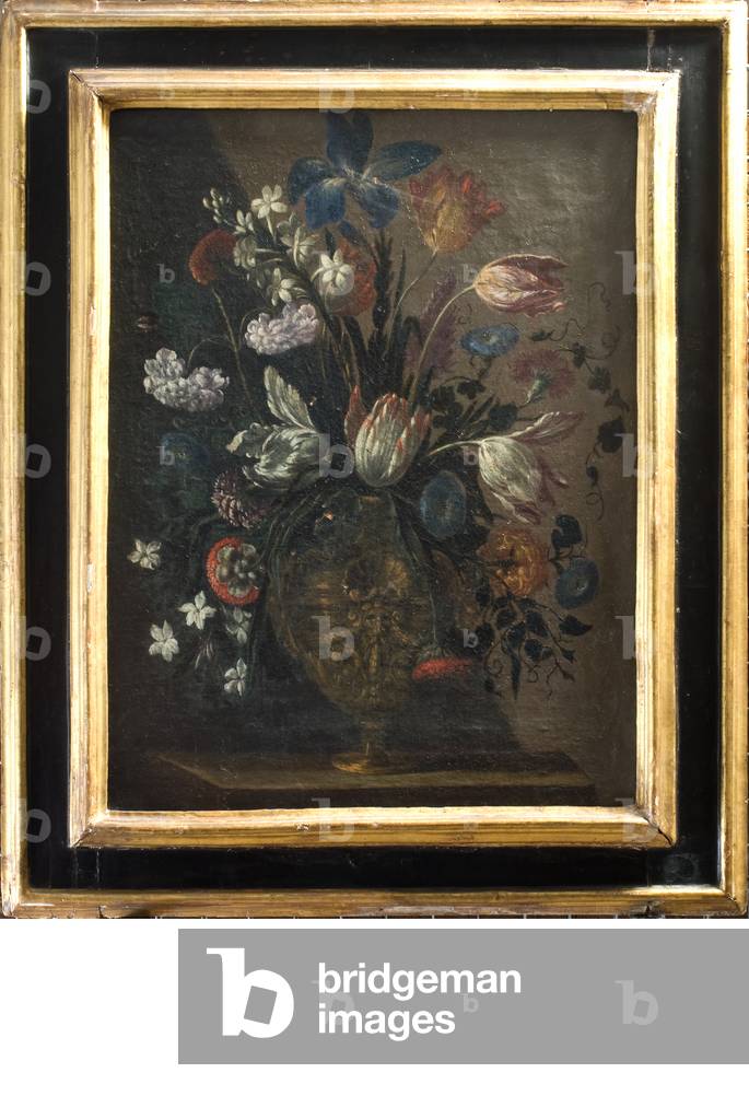 Flower vase, c.1690-1710 (oil on canvas)