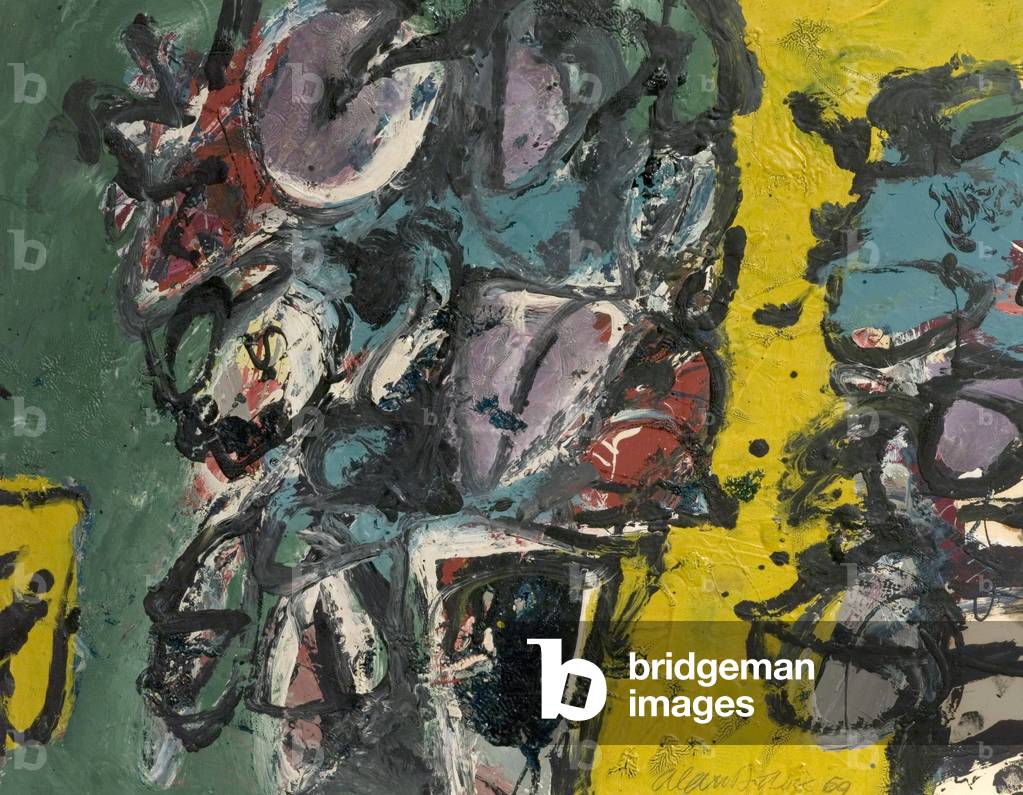 Image de Peinture représentant Bouquet pour Couquet 1959 par Alan Davie