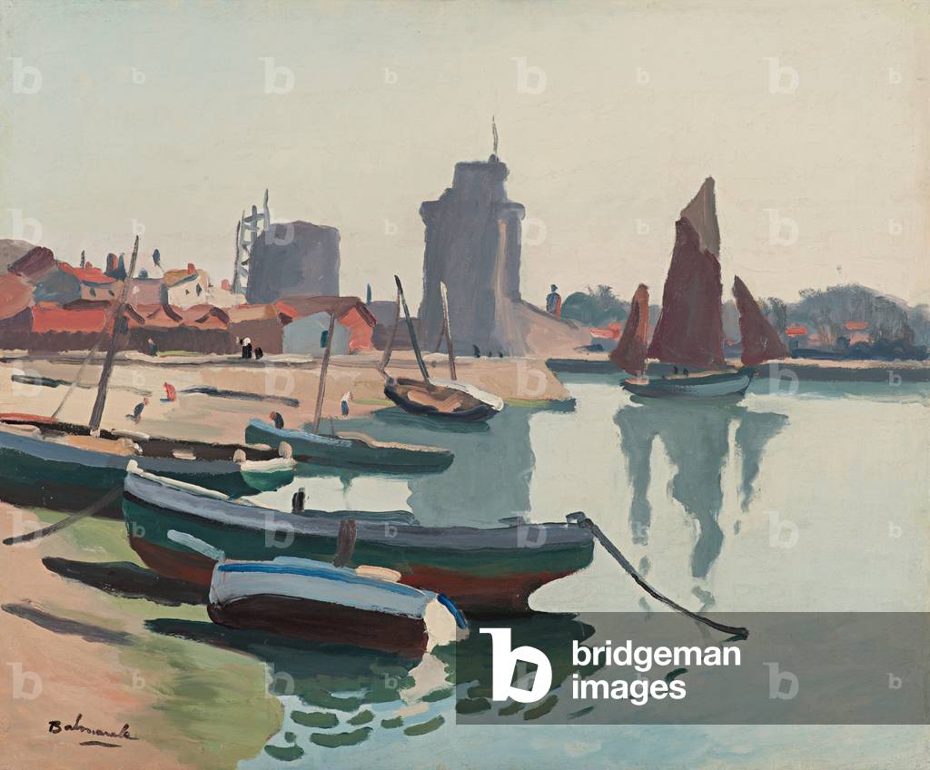The Port of La Rochelle 1920 by Gaston Balande