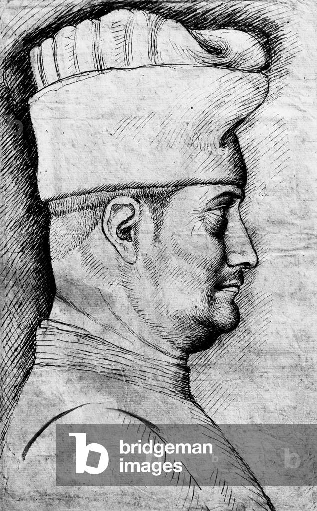 Victor Pisano called Pisanello (1395-1455), disegno dall'album Valardi
