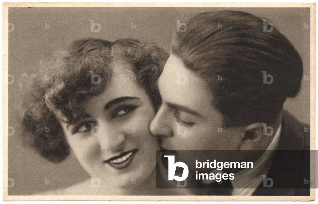 Lovers, vers 1930 (carte postale)