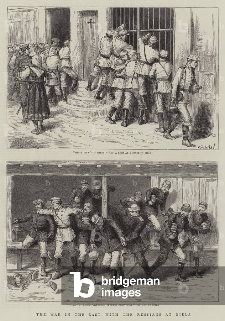 "La guerra in Oriente" di English School, b/w