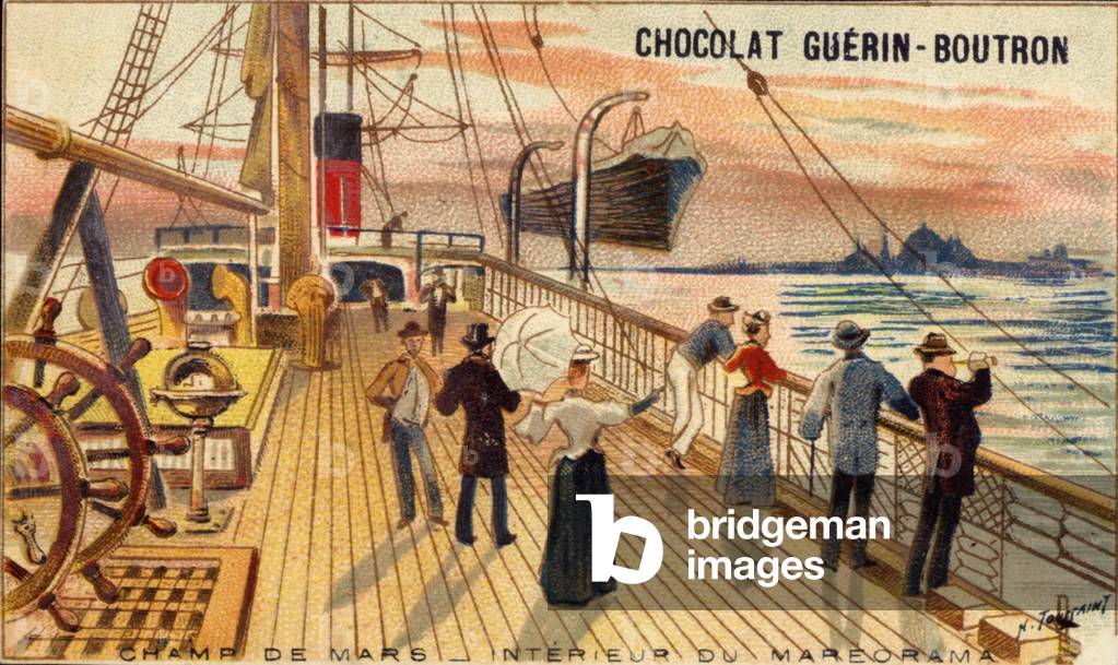 "Deck auf Schiff (chromolitho)" 1801 von French School