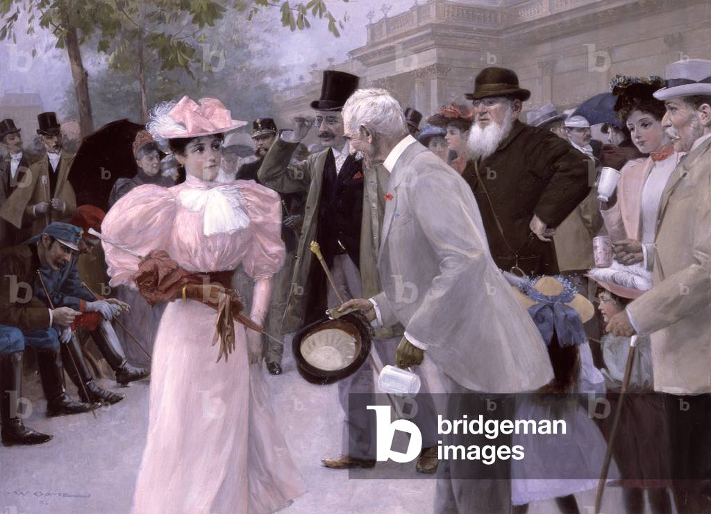 Morgen-Promenade (Passeggiata mattutina), 1894 (acquerello)