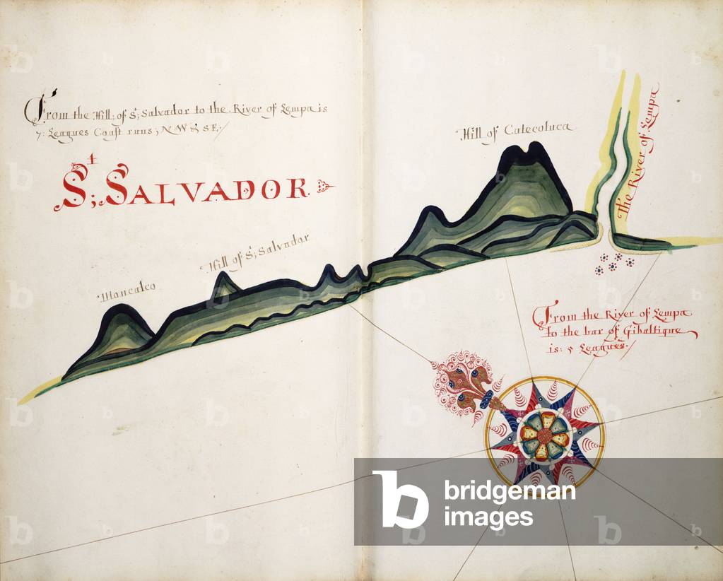 Image of Map & plan depicting St. Salvador 1685 by William Hack