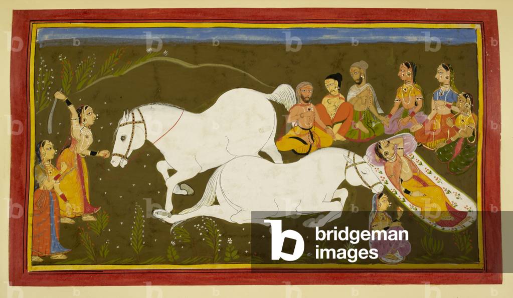 Pferdeopfer, 1712 (Miniatur)