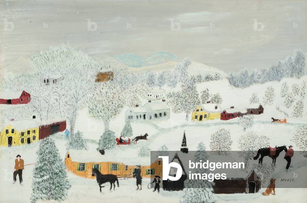 Tempo di lavoro, 1959 (olio su legno pressato)