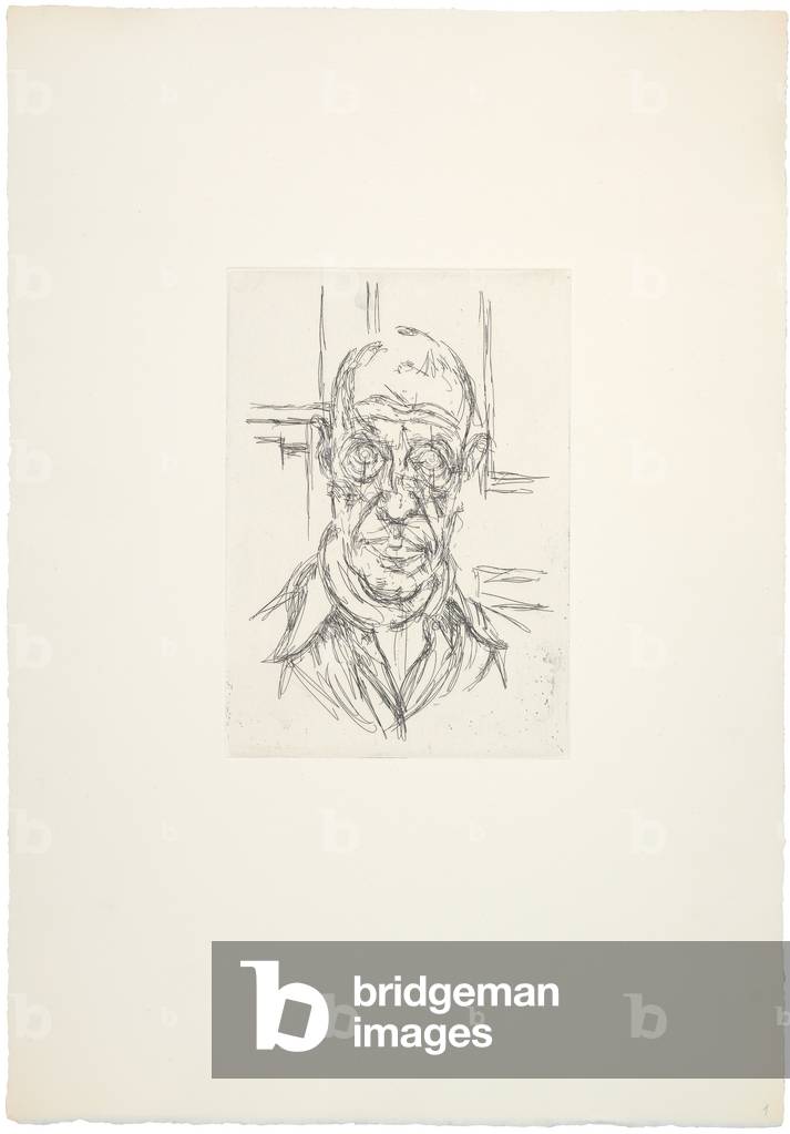 Michel Leiris, 1958-60 (Radierung)