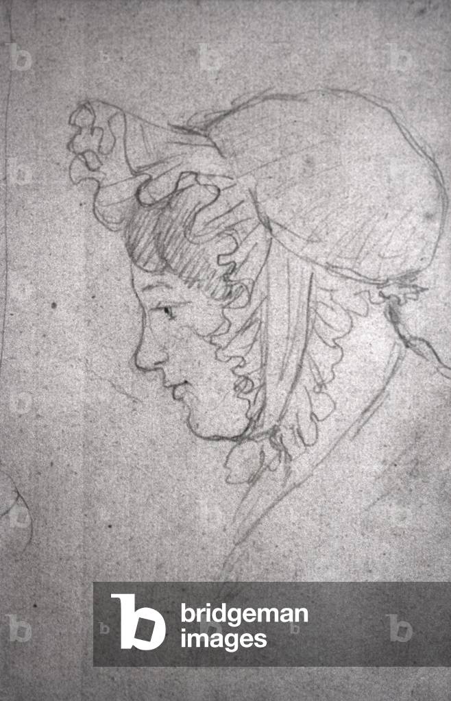 Ritratto di Franz Schubert's passo madre Anna Kleyenboeck, c 1825