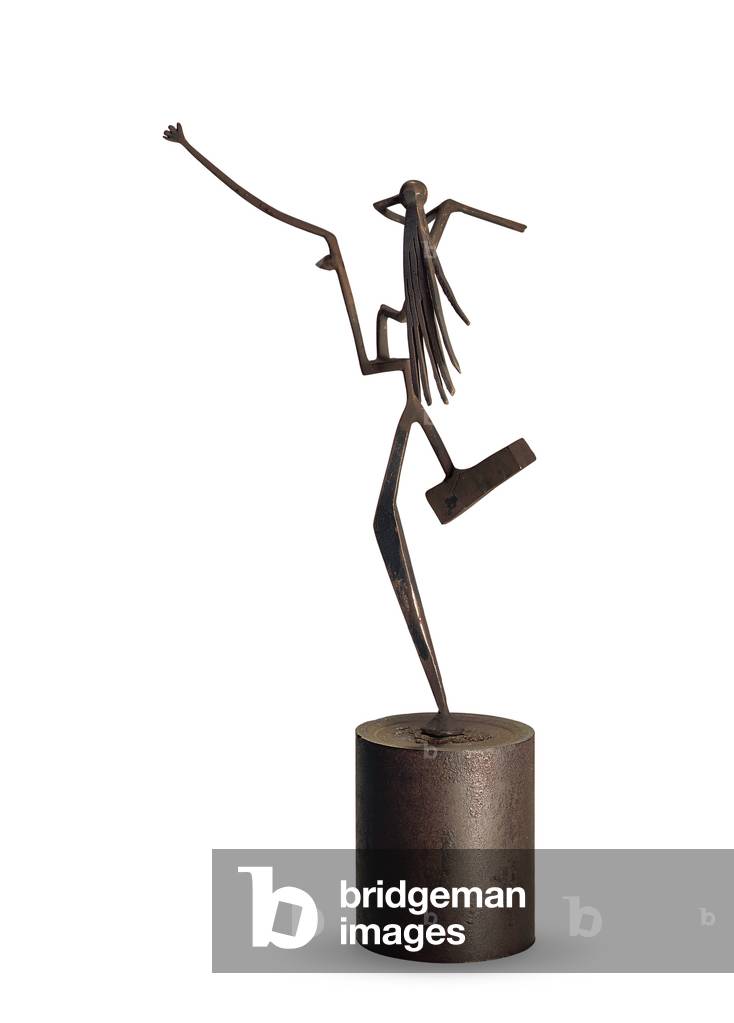 Little Dancer II by Julio Gonzalez, b/w