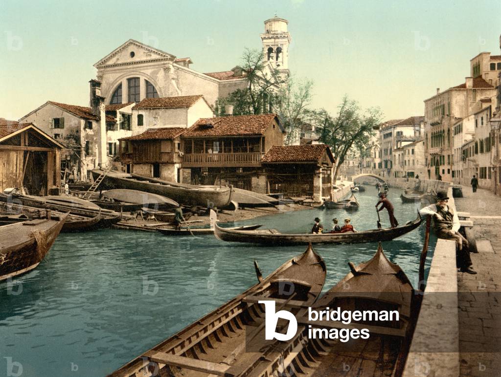 Bild von Fotografie "Rio di Santrovaso" von English School