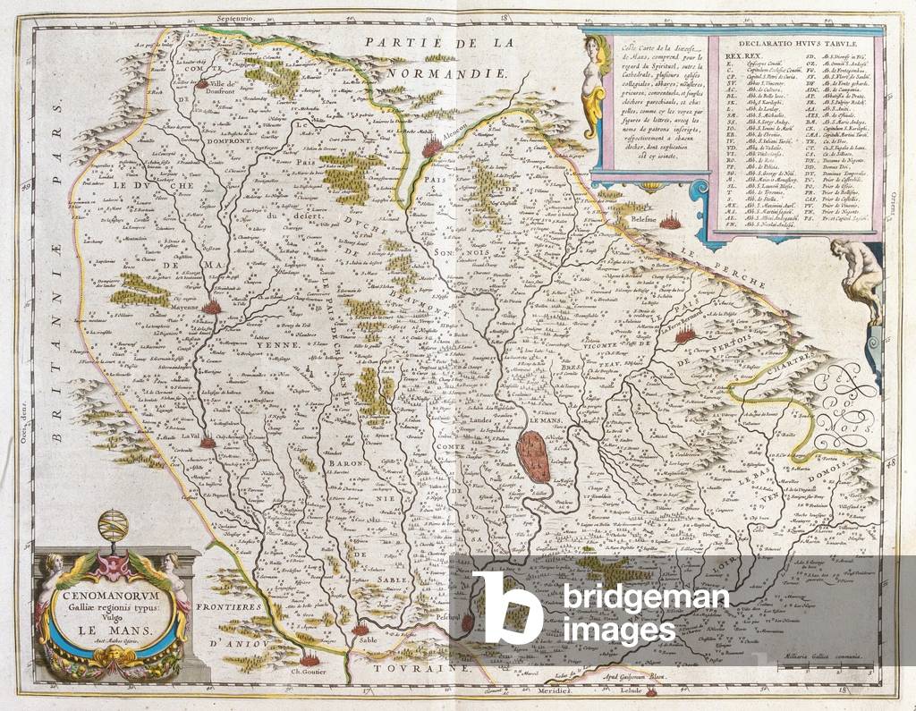Maine, in 'Theatrum Orbis Terrarum, sive Atlas Novus' von Willem Blaeu, Amsterdam, 1645-50