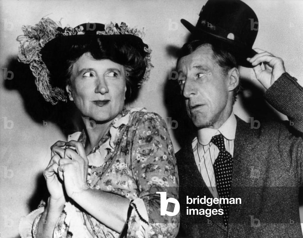 Bild von Fotografie "L'Oeuf Et Moi De Chestererskine Avec Claudette Colbert" 1947, b/w