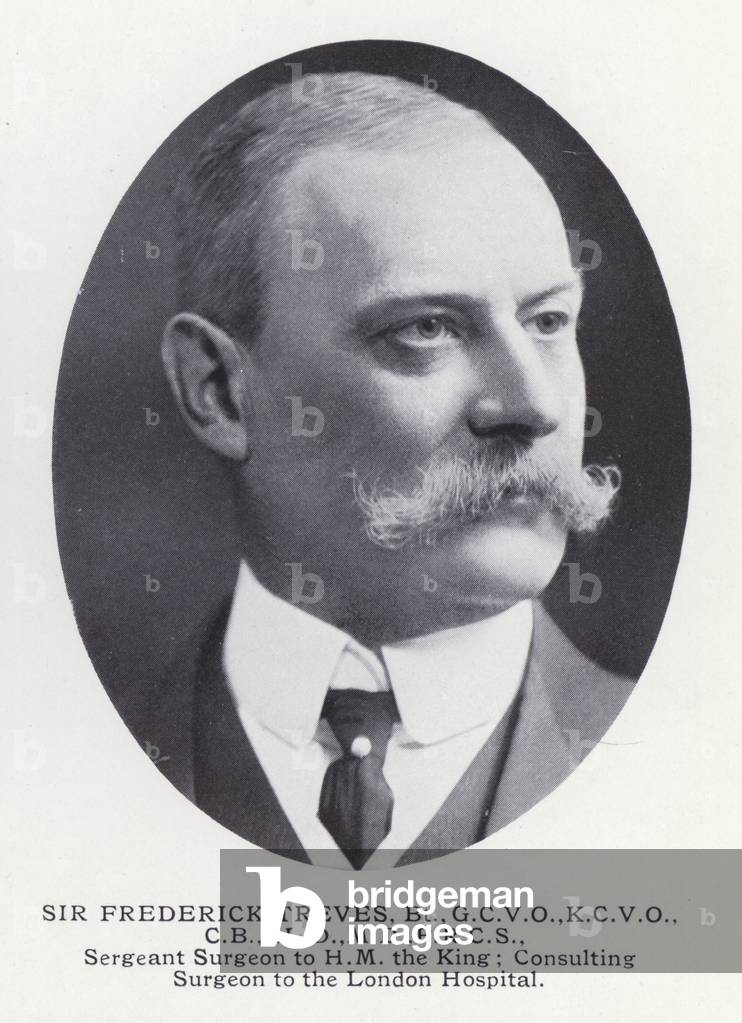Immagine di Fotografia "Uomini di spicco di Londra: Sir Frederick Treves (foto b/n)" di English Photographer
