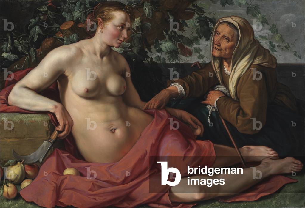 Vertumnus und Pomona (Ausschnitt), 1615 (Öl auf Leinwand) [siehe 5938199]