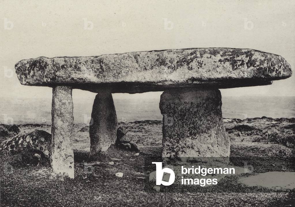 Llanyon Cromlech, Penzance (foto in b/n)