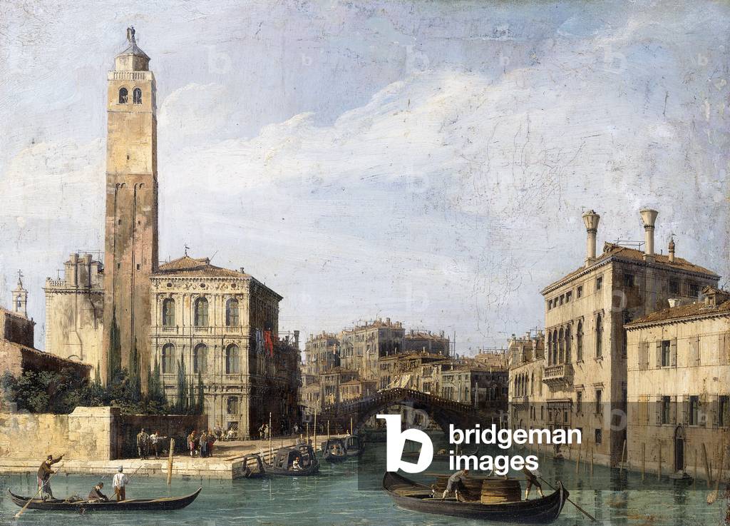 The Grand Canal with San Geremia, Palazzo Labia and the Entrance to the Cannaregio, c.1726-1730 (oil on canvas