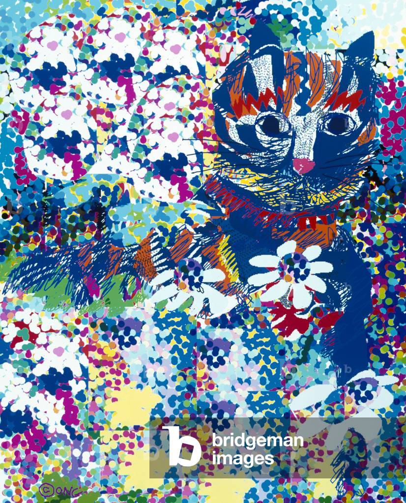 Cat with Flowers (computer graphics)