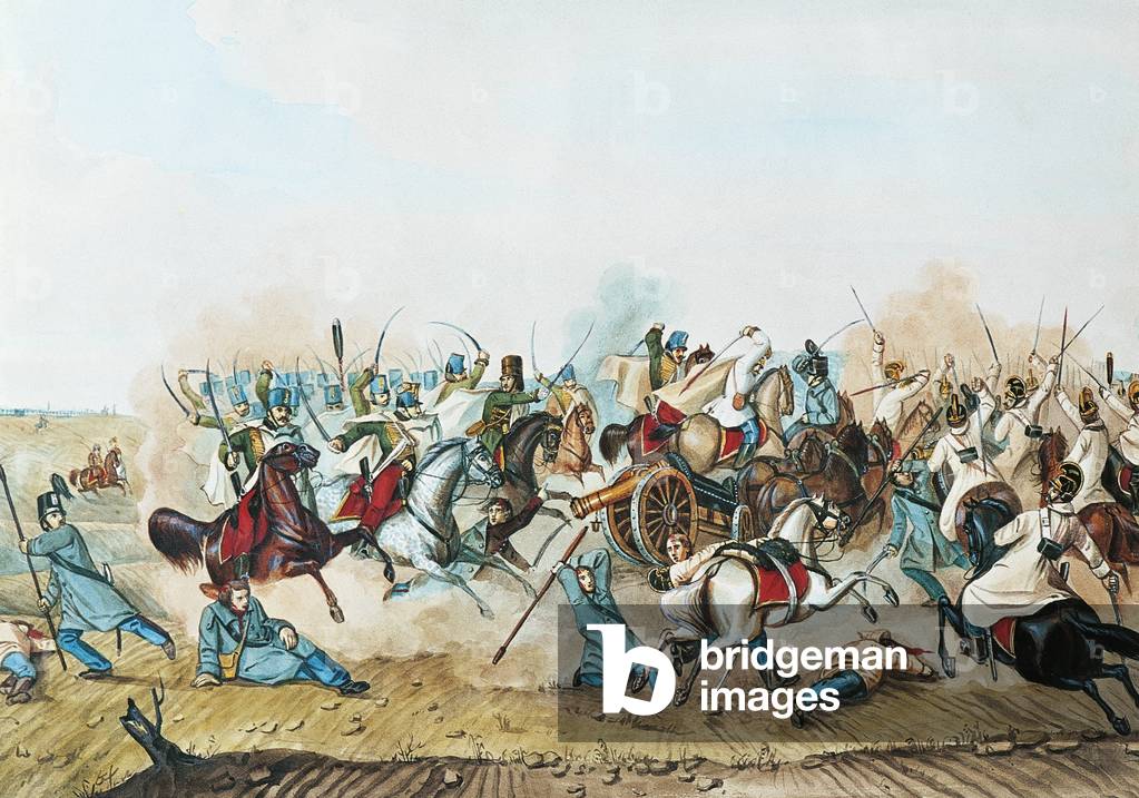 Image of Kapolna Battle between Austrian army and Hungarian patriots
