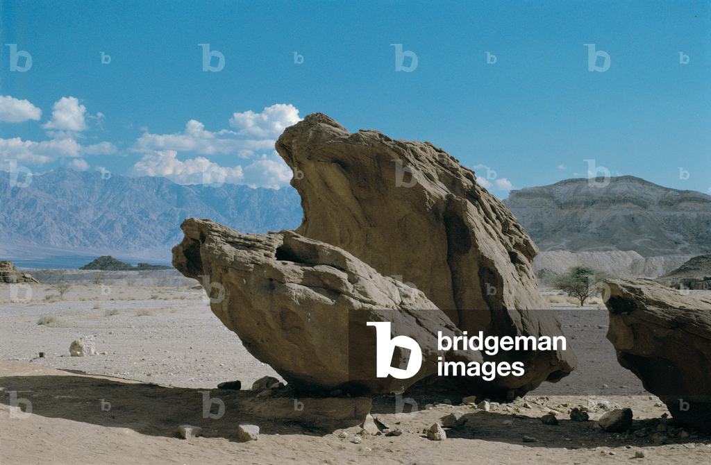 Image of Photography depicting Gateway to the Red Rocks of Timnah by Erich Lessing