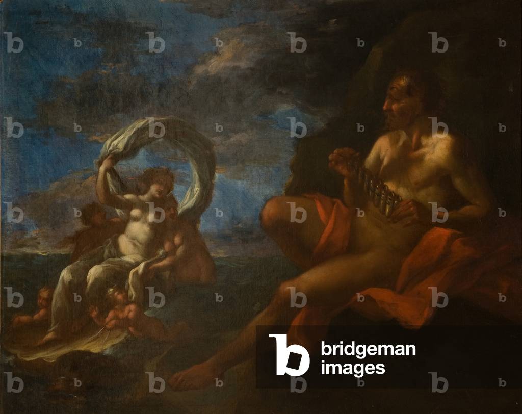 Polifemo e Galatea (olio su tela)