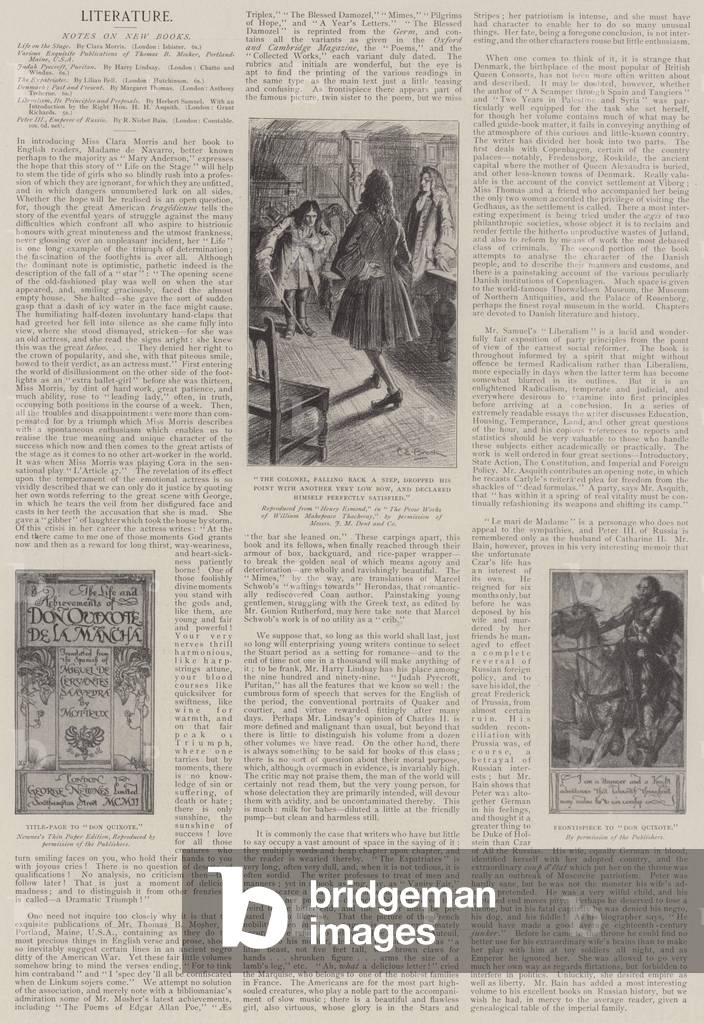 Bild von Druck "Illustrated Books (Litho)" 1902 von Charles Edmund Brock, b/w