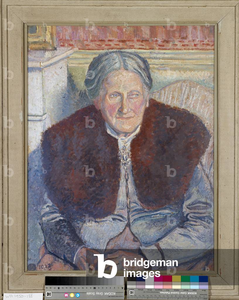 Bild von Gemälde "Frau Camille Pissarro" 1923 von Lucien Pissarro
