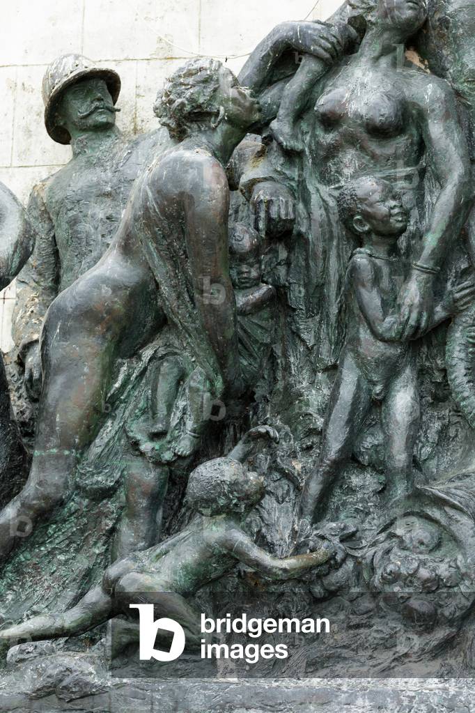 "Statua equestre del re Leopoldo II del Belgio. Alfred" 1931 di Alfred Courtens