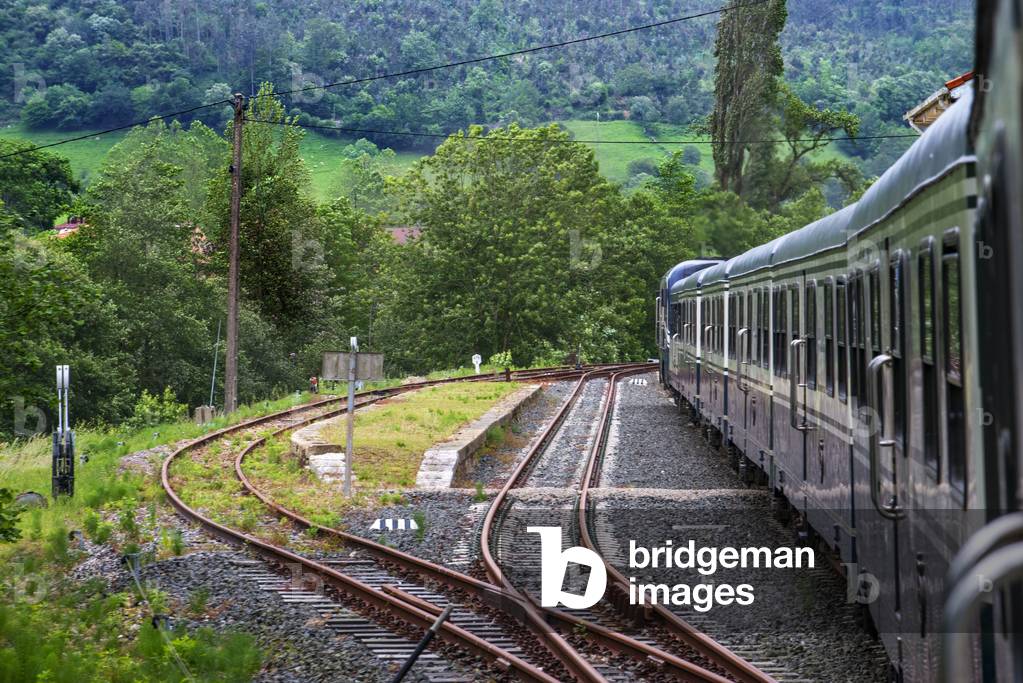 "Carrozze esterne del treno di lusso Transcantabrico Gran Lujo" di Sergi Reboredo