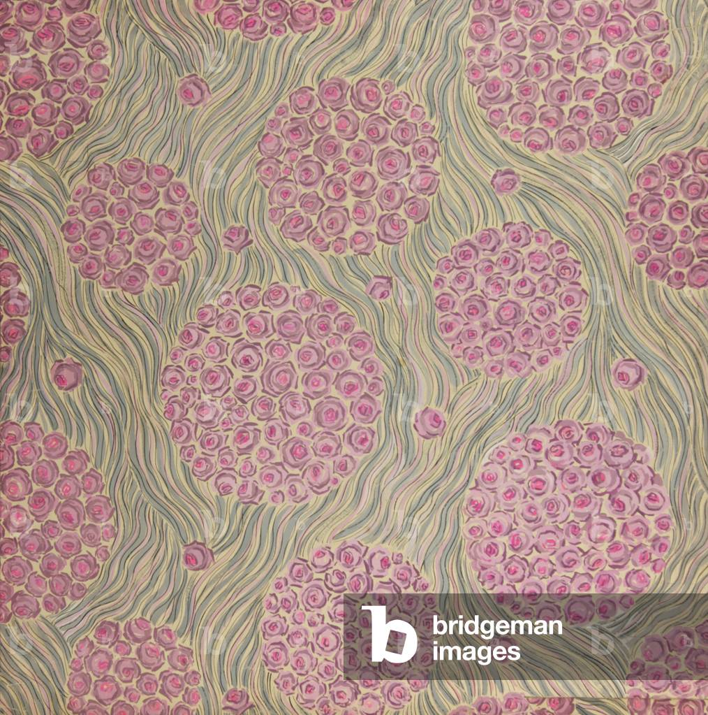 Textile Design, 1959 (tempera su carta)