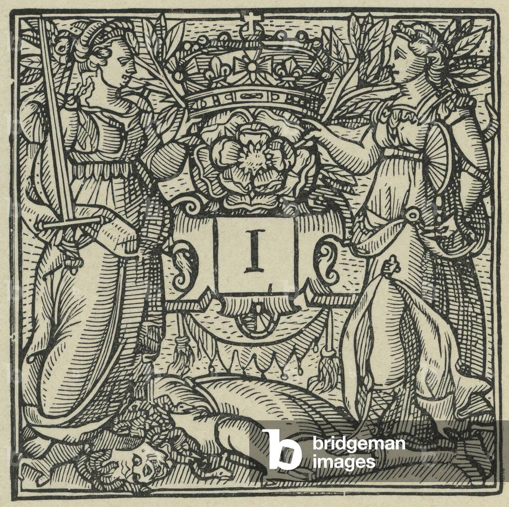 "Lettera iniziale da Sidney's Arcadia", b/w
