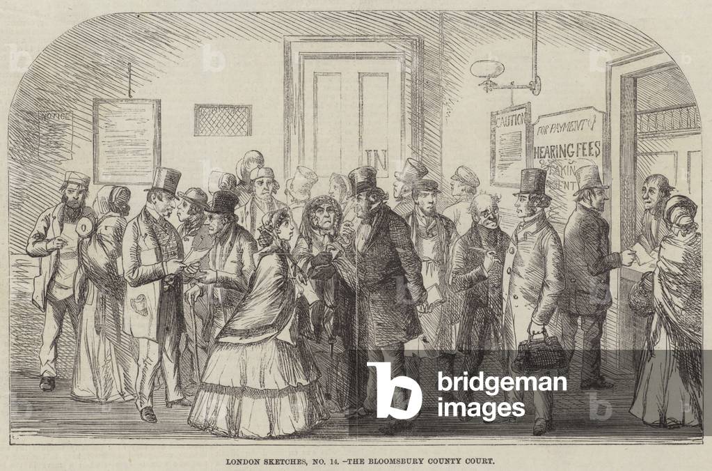 London Sketches by English Artist, b/w