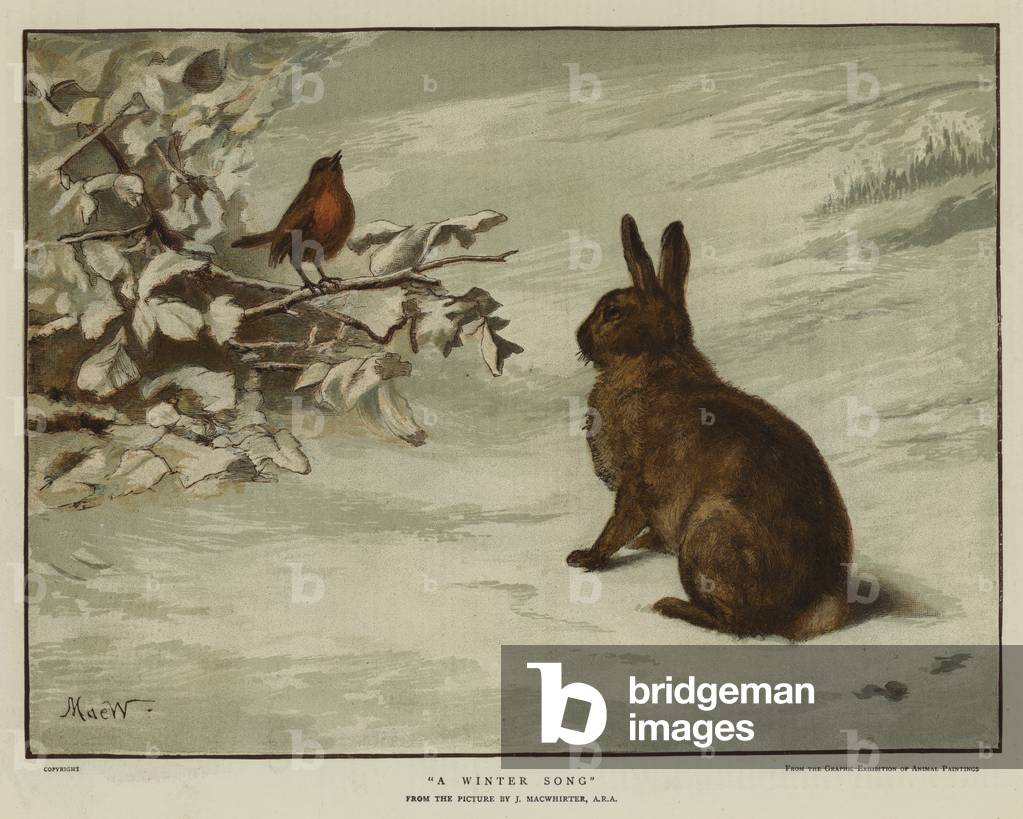 A Winter Song (chromolitho)