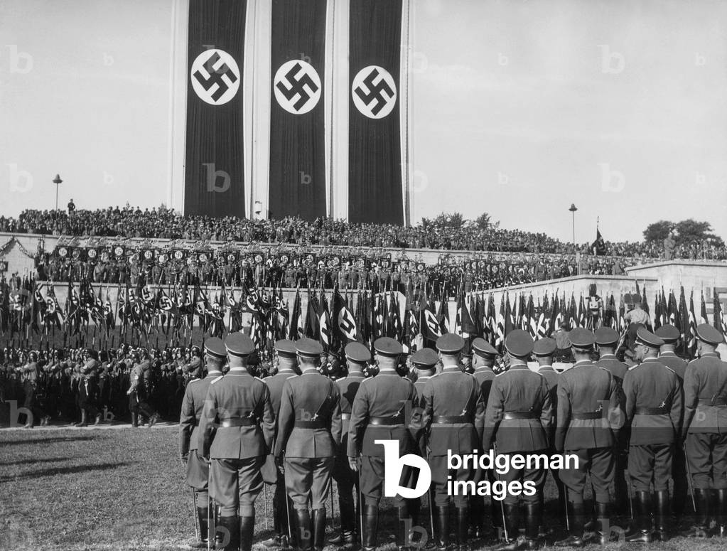 Nuremberg Rally Area Image of Rallies during the Nuremberg Rally, 1936 (b/w photo)