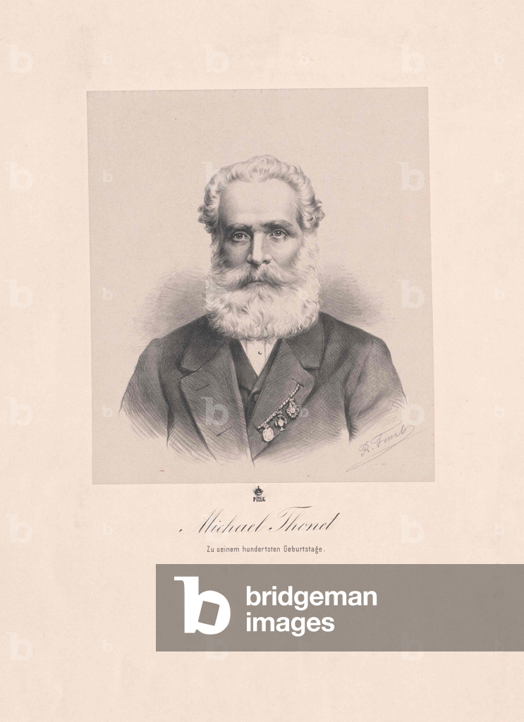 Image de Estampe représentant Michael Thonet (impression) par Unknown Artist