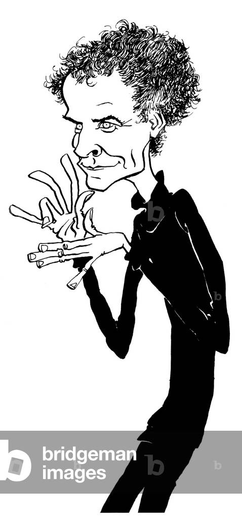 Peter Maxwell Davies - Karikatur - britischer Komponist - b