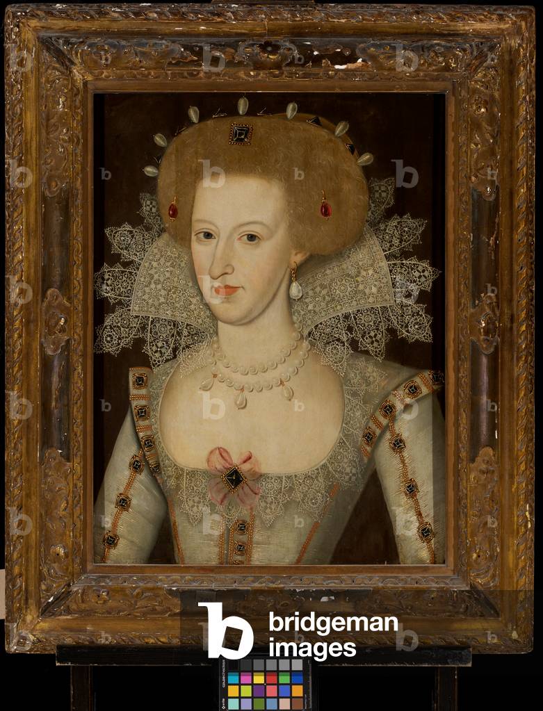 Anna von Dänemark, Königin von James I & VI (1574-1619), 1561-1635 (Öl auf Holz)