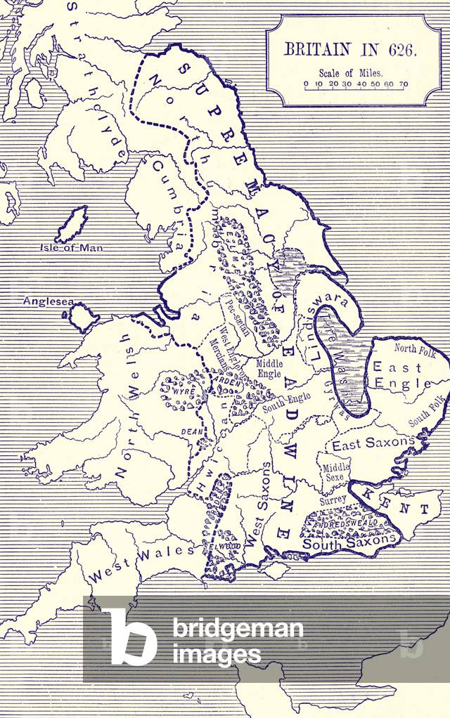 Großbritannien in 626 n.Chr.