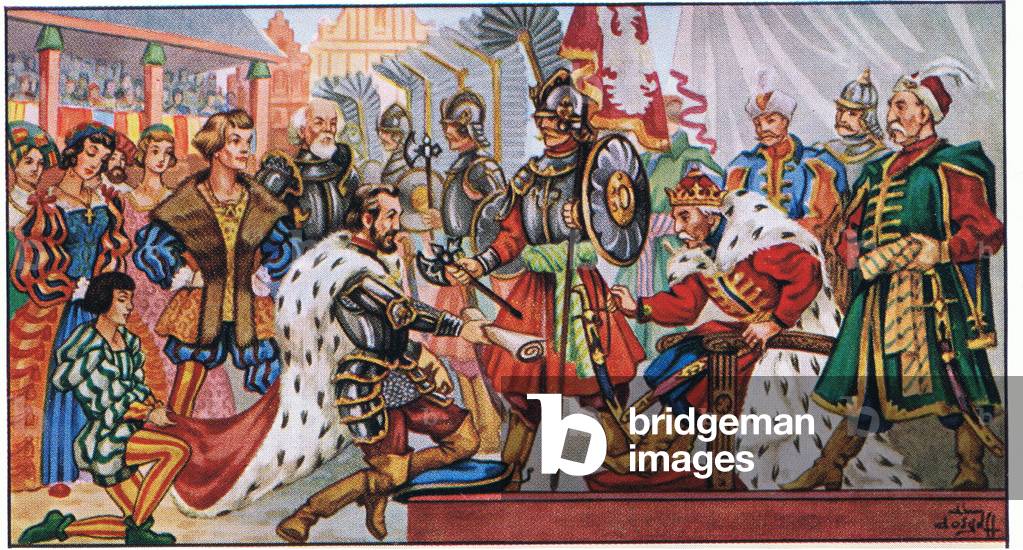 Image de Estampe représentant Sigismund (coloris litho) par James Thiriar