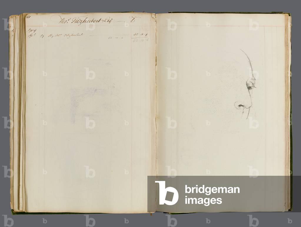 "Pagina da un album di schizzi" 2015 di Lucian Freud