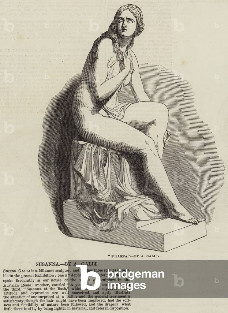 "Große Ausstellung von 1851 (Gravur)" von English School, b/w