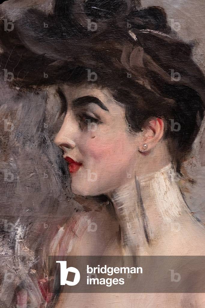 Madame X con un collier di perle, dettaglio, 1904 (olio su tela)