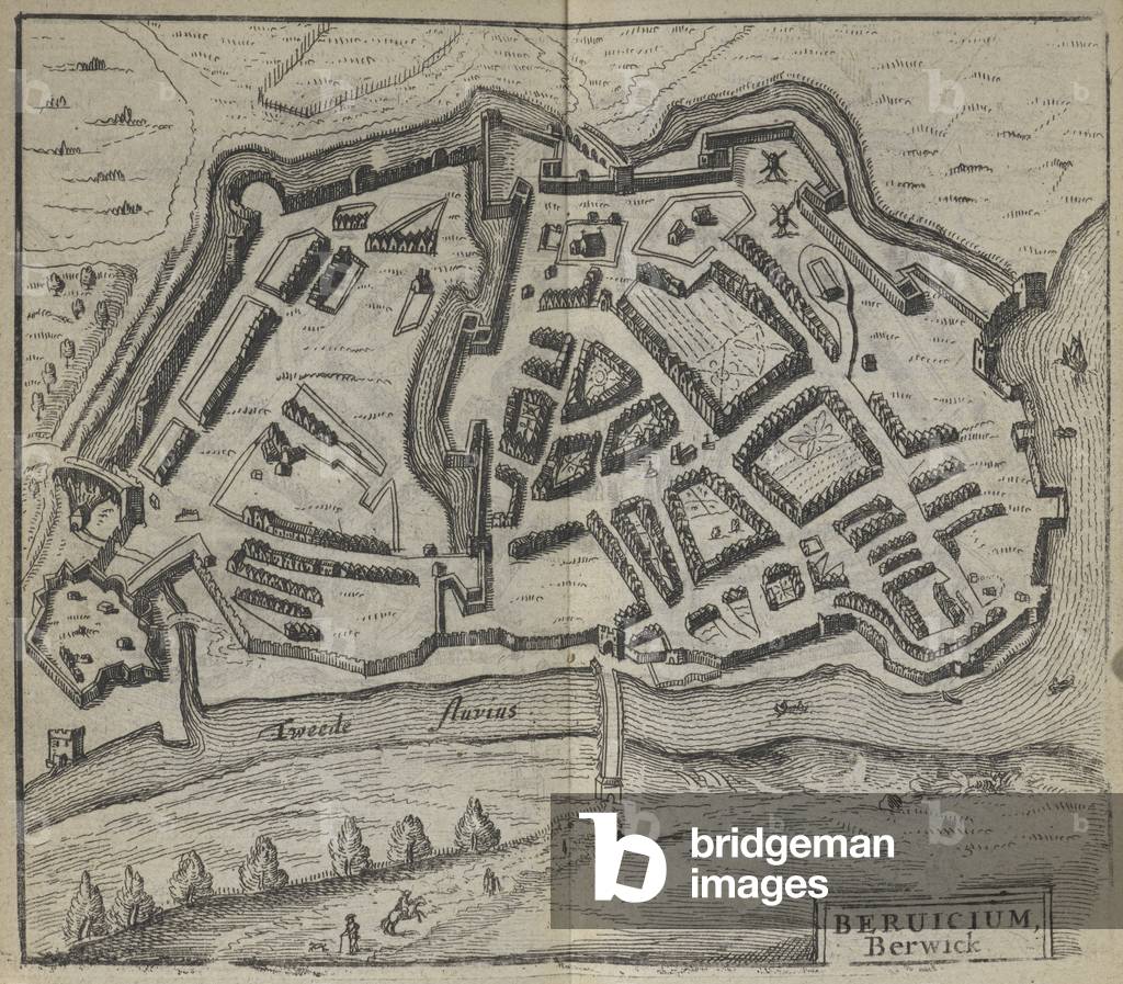 "Una mappa di Berwick", b/w