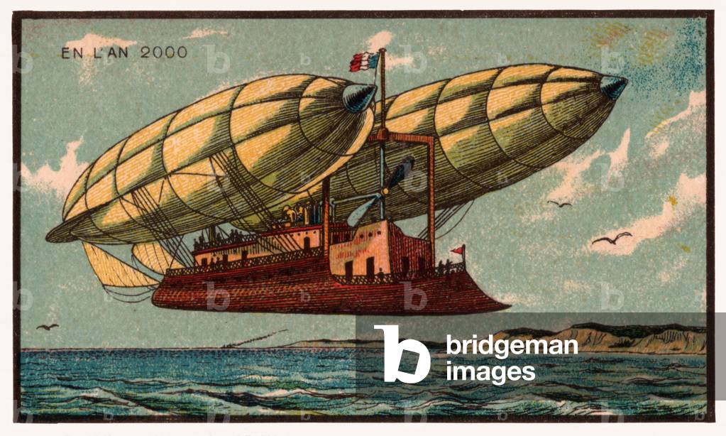 Ein Zeppelin, um 1910