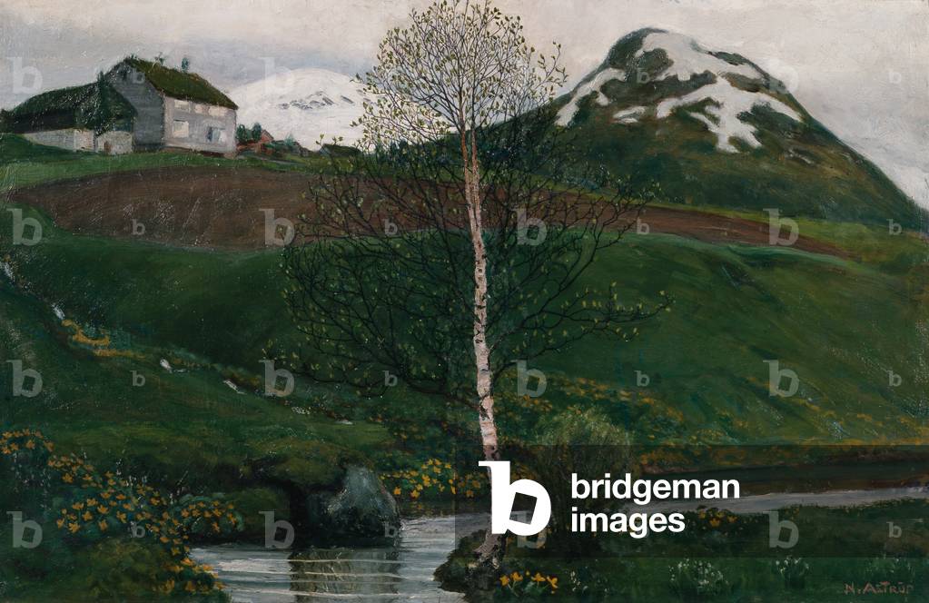Spring atmosphere by Nikolai Astrup