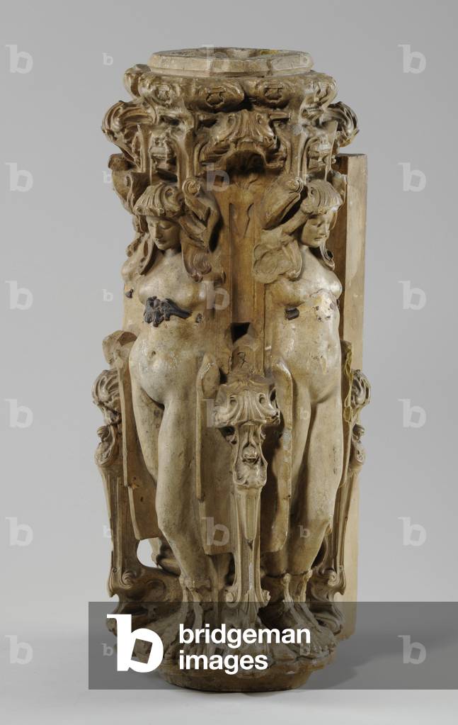 Una delle 9 maquettes per il Camimneypiece Sam Wilson, c.1908-14 (intonaco e gommalacca) (vedi anche 876005-6)